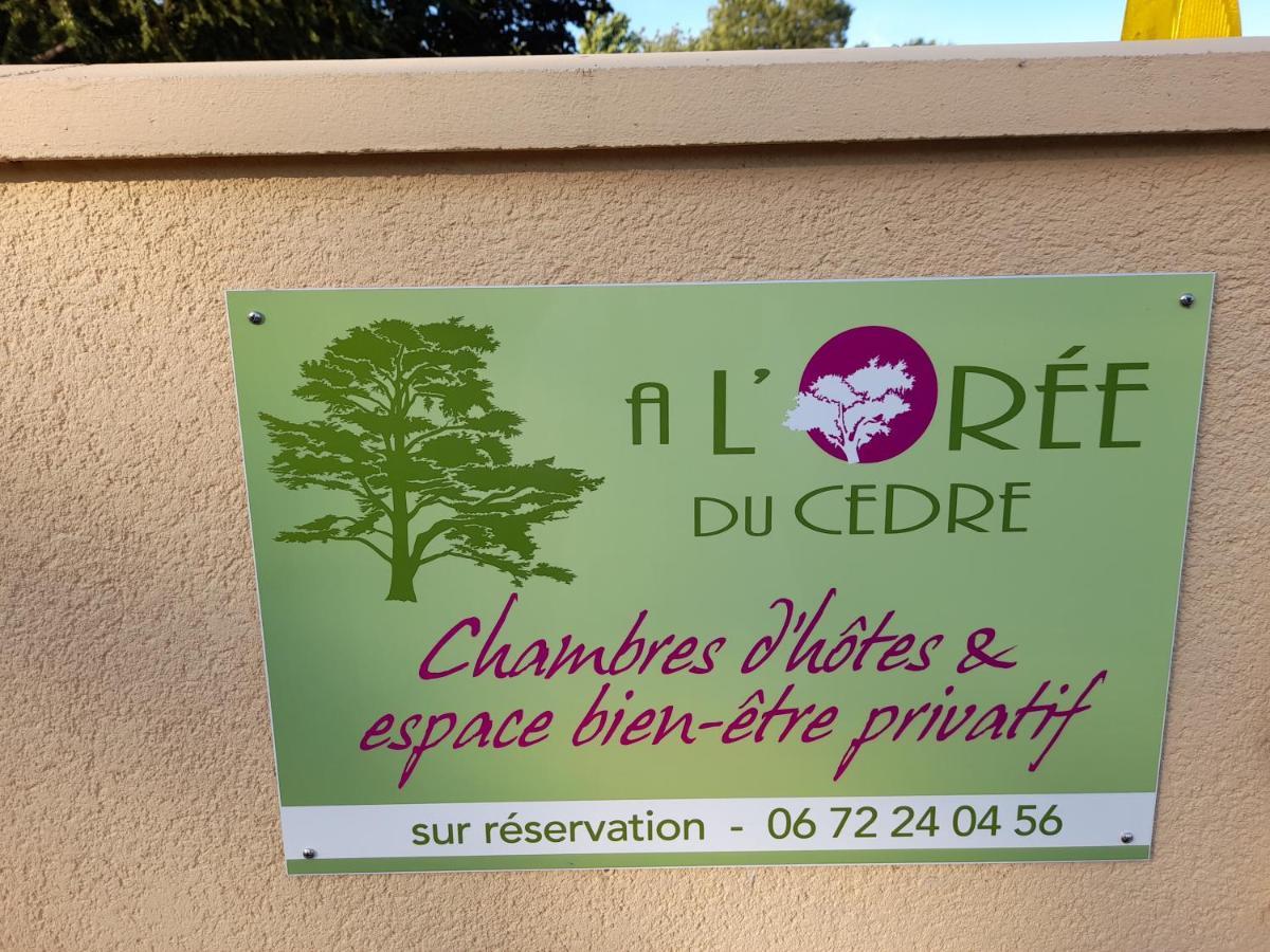 A L'Oree Du Cedre Otel Pouzauges Dış mekan fotoğraf
